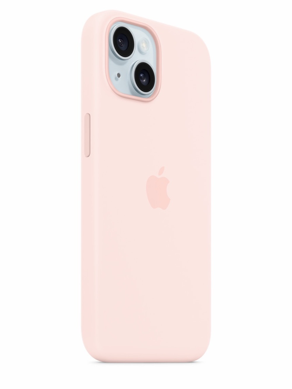 Apple iPhone 15 Silicone Case - Blush Pink